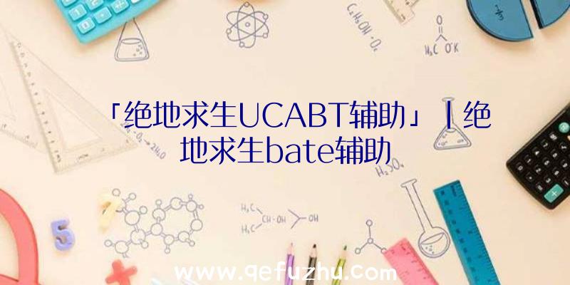 「绝地求生UCABT辅助」|绝地求生bate辅助